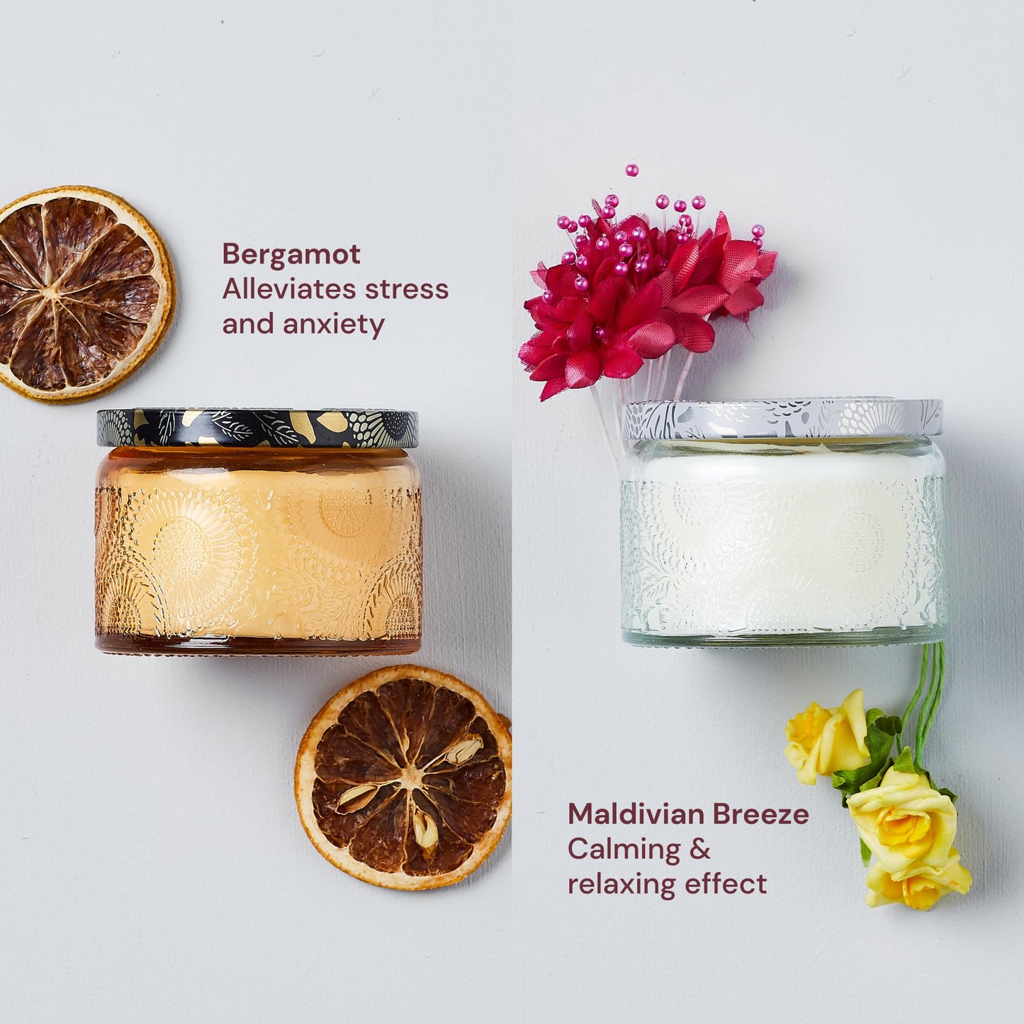 Aromatherapy Candle Gift Set for Women - Scented Home Decor & Pampering Present for Women's Day, Birthday, Bridesmaid, Anniversary with Sachets - Bridal Shower Gifts - Scented Candles for Home