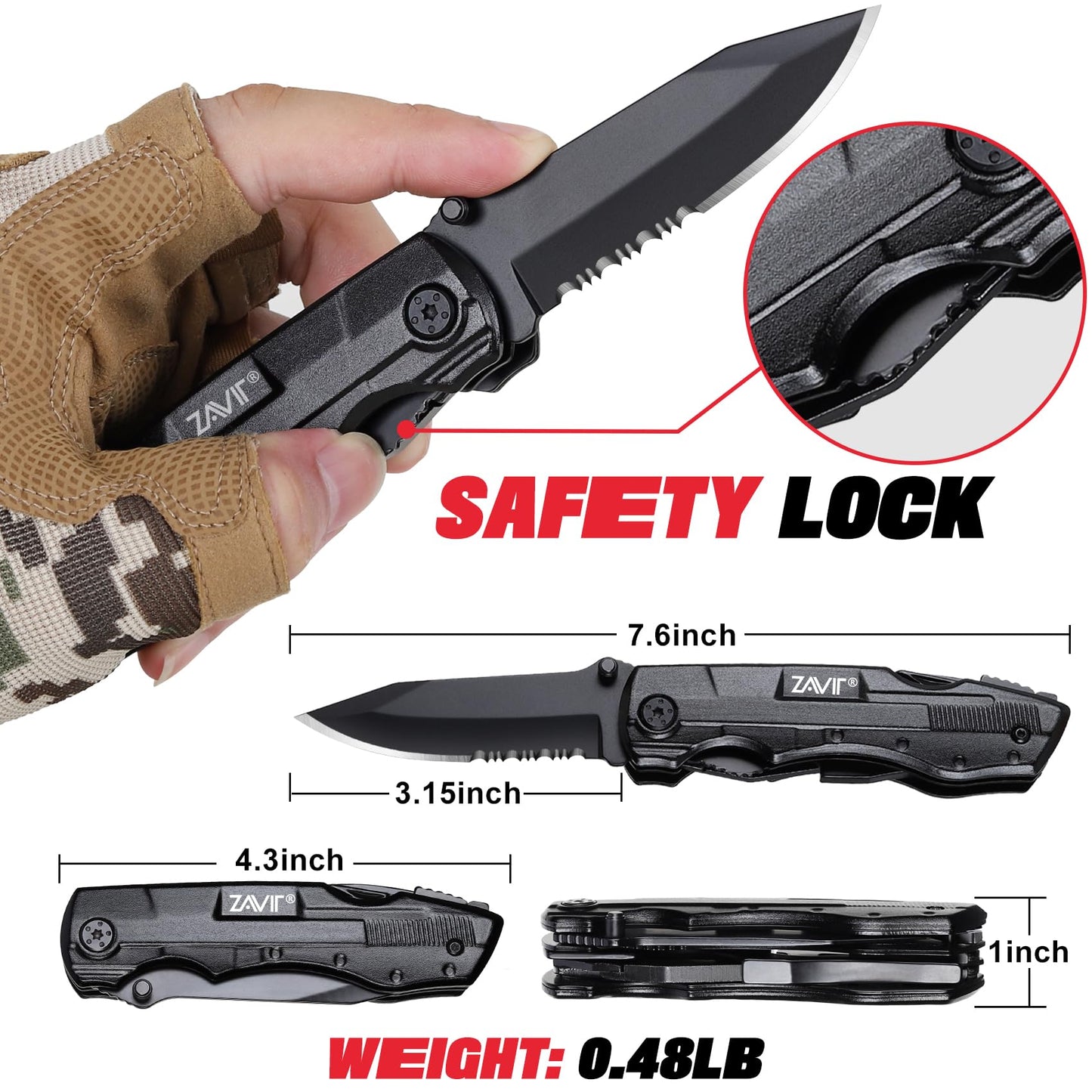 Gifts for Men Him Dad Husband, Multitool Knife, Mens Gifts for Christmas, Stocking Stuffers, Birthday Gift Ideas, Gadgets Gift for Men Unique, Camping, Hunting