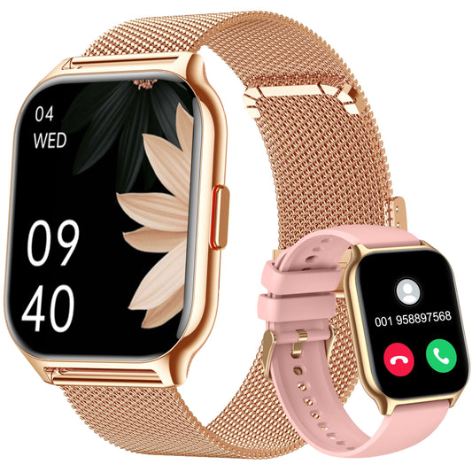 ZOSKVEE Smart Watch 45mm for Women Men(Dial/Answer Calls), 2.0" Fitness Tracker Watch with Heart Rate/Blood Pressure/Blood Oxygen Monitor for Android iOS