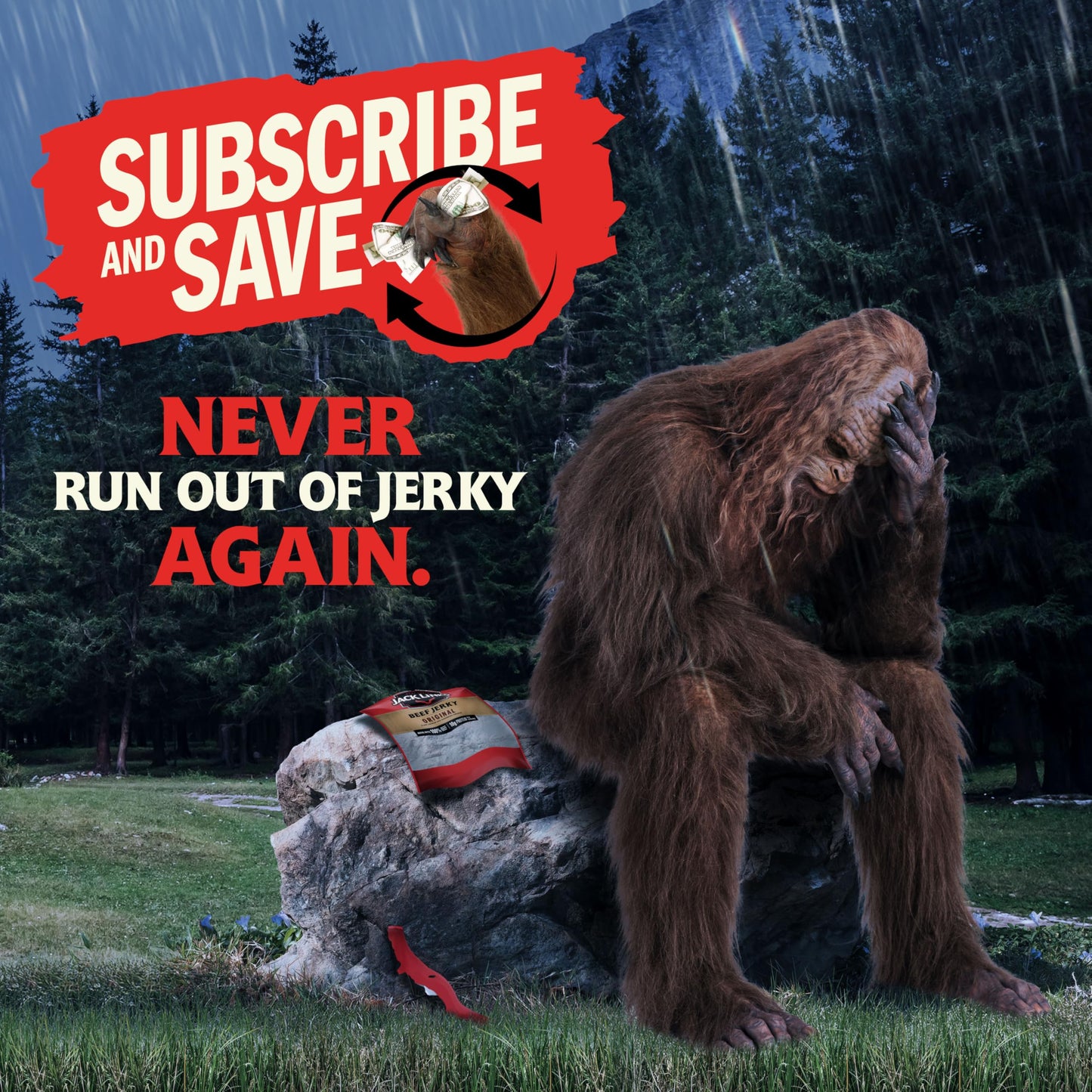 Jack Link's Beef Jerky Gift Basket Variety Pack - Includes Jerky, Meat Sticks, and Beef Steaks, Great Gift for Men, Perfect Hunting Trip Snacks, 15-Piece Assorted Meat Snack Pack