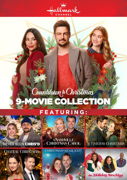 Holiday Countdown to Christmas 9-Movie Collection (Never Been Chris’d, A Nashville Christmas Carol, A Timeless Christmas, Chateau Christmas and more)